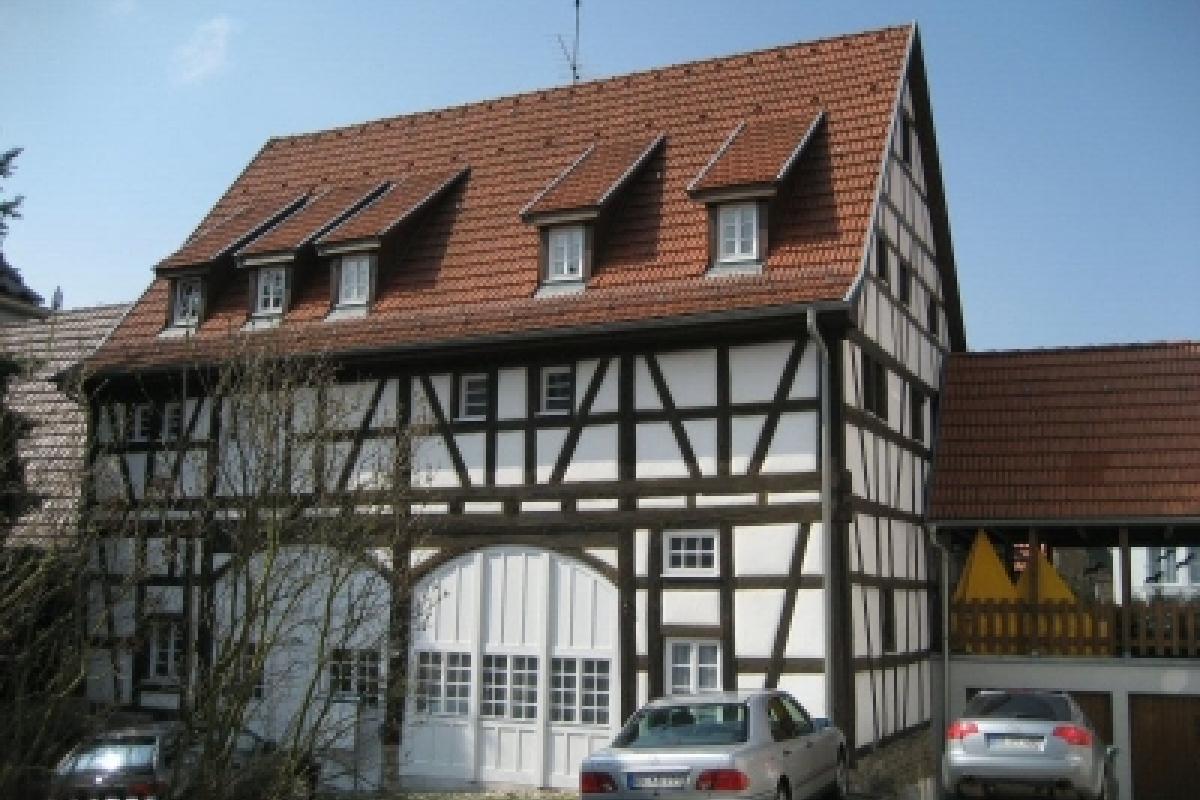 Außenansicht des Fachwerkhauses