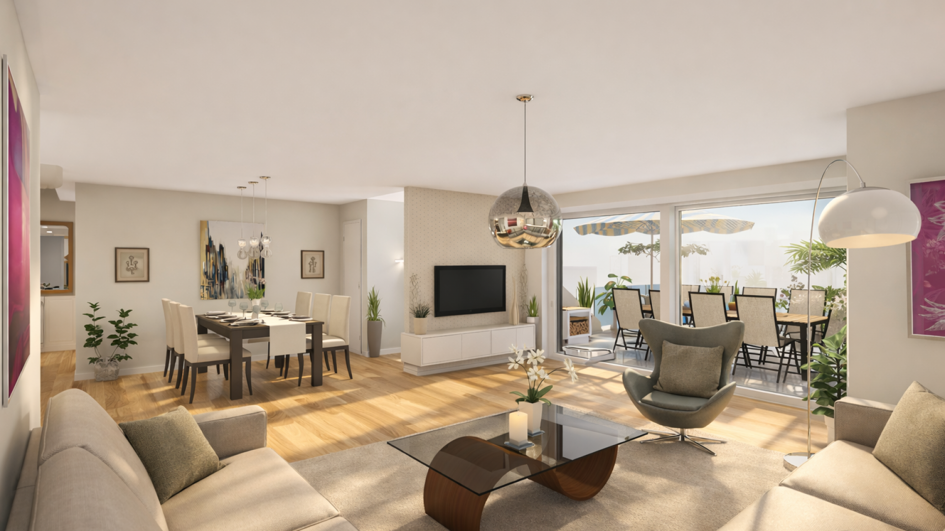 Visualisierung Wohnen / Essen 2