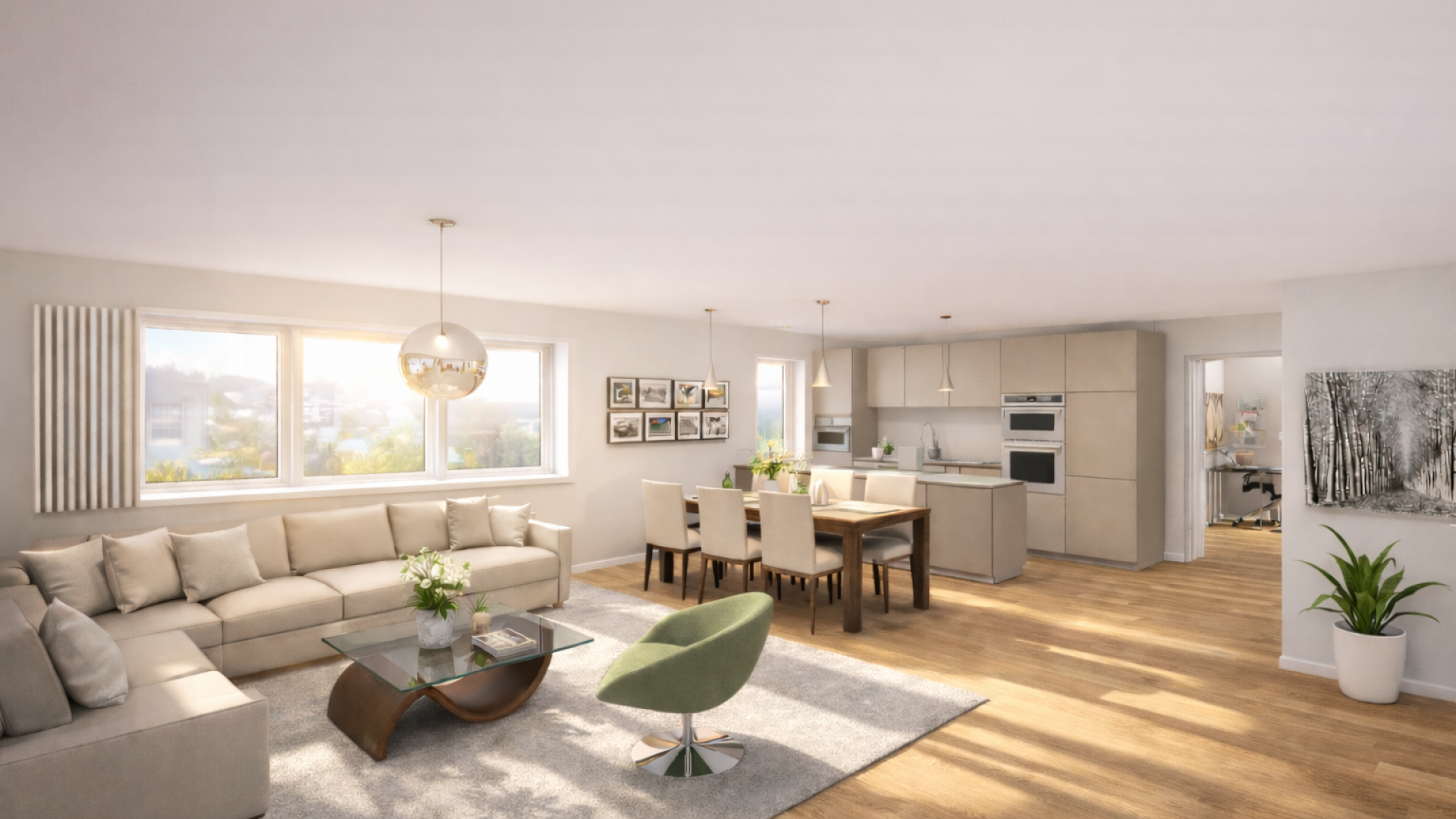 Visualisierung Wohnen / Essen 2