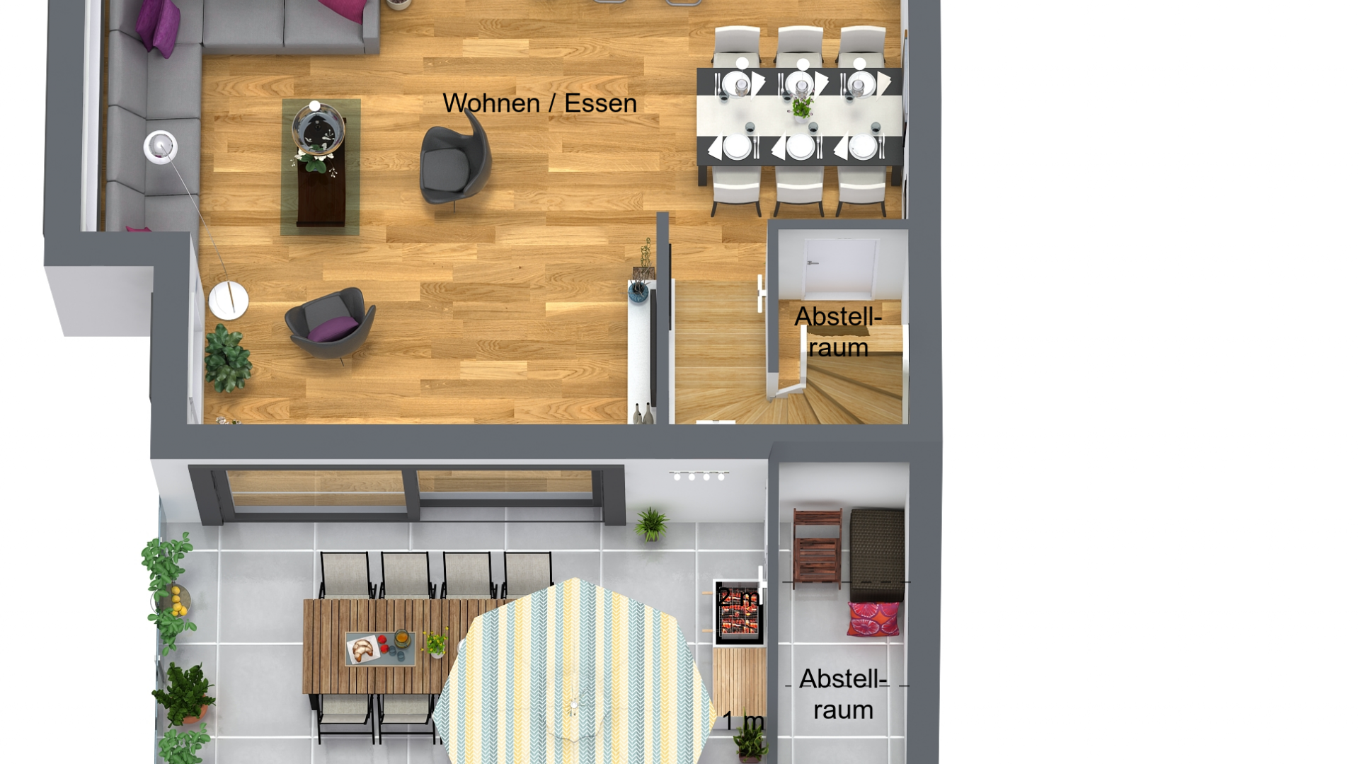 Grundriss 1. Dachgeschoss