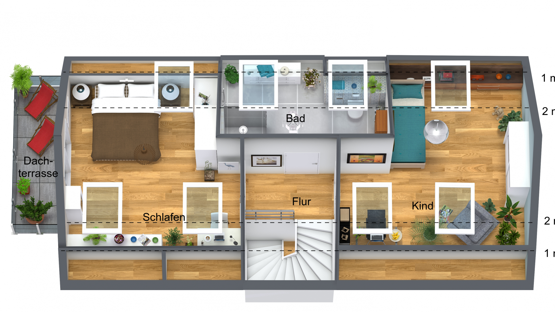 Grundriss 2. Dachgeschoss