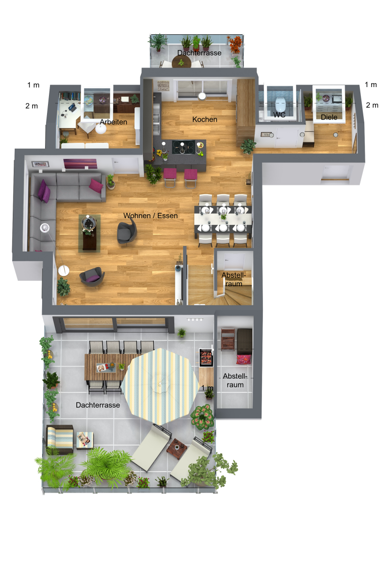 Grundriss 1. Dachgeschoss